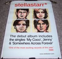 STELLASTAR U.K. RECORD COMPANY PROMO POSTER FOR THE SELF TITLED DEBUT ALBUM 2003