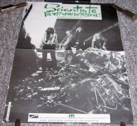 SCIENTISTS UK RECORD COMPANY PROMO POSTER "YOU GET WHAT YOU DESERVE" ALBUM 1985