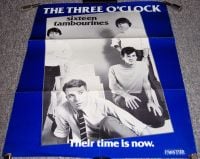 THE THREE O’CLOCK RARE UK REC COM PROMO POSTER ‘SIXTEEN TAMBOURINES’ ALBUM 1983