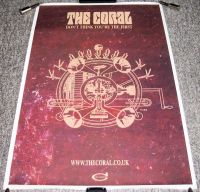 THE CORAL RECORD COMPANY PROMO POSTER "DON'T THINK YOU'RE THE FIRST" ALBUM 2003