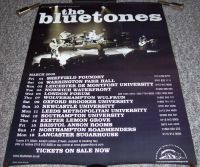 THE BLUETONES ABSOLUTELY SUPERB AND RARE POSTER FOR THE U.K. TOUR IN MARCH 2002