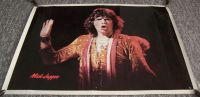 THE ROLLING STONES MICK JAGGER STUNNING RARE U.K. LIVE PERSONALITY POSTER 1973