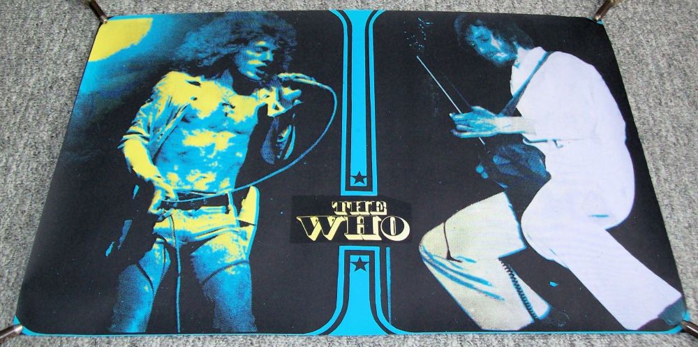 THE WHO PETE TOWNSHEND ROGER DALTREY LIVE ON STAGE 1971 U.K. PERSONALITY PO