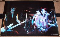 THE CLASH SUPERB U.K. LIVE ON STAGE 'LATINO PRODUCTIONS' PERSONALITY POSTER 1980