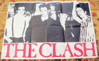 THE CLASH VERY RARE UN-ISSUED U.K. RECORD COMPANY PROMO POSTER P 643 CBS 1981