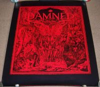 THE DAMNED ABSOLUTELY STUNNING AND RARE 1986 U.S. PROMO LITHOGRAPH PRINT POSTER