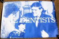 THE DENTISTS FRENCH REC COM PROMO POSTER "YOU AND YOUR BLOODY ORANGES" E.P. 1985