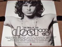 THE DOORS STUNNING RARE UK RECORD COMPANY PROMO POSTER 'THE BEST OF' ALBUM 1985