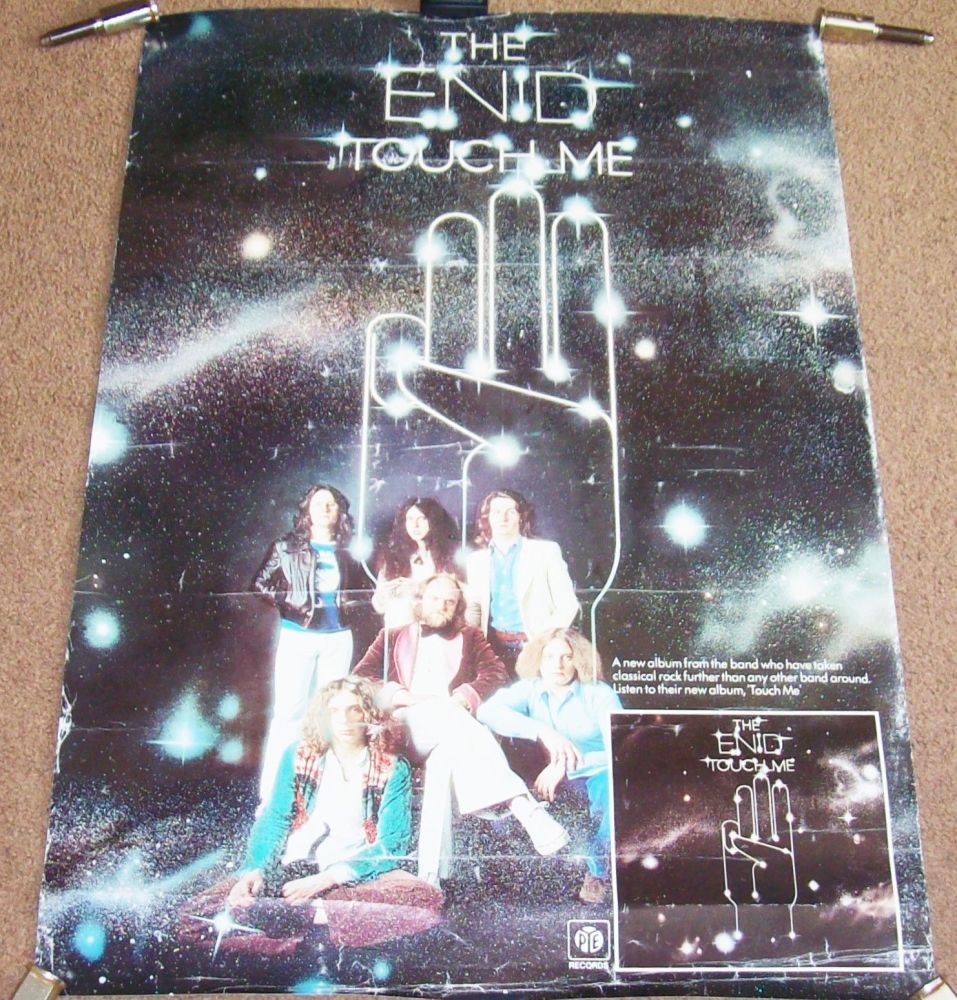 THE ENID STUNNING RARE U.K. RECORD COMPANY PROMO POSTER ‘TOUCH ME’ ALBUM IN