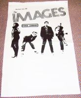 THE IMAGES STUNNING RARE LONDON NEW WAVE/MOD BAND 1980 GERMAN TOUR POSTER