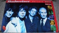 THE ROLLING STONES FABULOUS RARE 1994 BUDWEISER 'VOODOO LOUNGE' U.S. TOUR POSTER