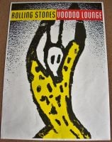 THE ROLLING STONES US '95 RZO PROD'S INC.' POSTER 'VOODOO LOUNGE' ALBUM 1994/95