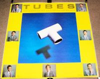 THE TUBES UK REC COM PROMO POSTER 'THE COMPLETION BACKWARD PRINCIPLE' ALBUM 1981