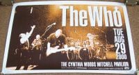 THE WHO STUNNING RARE CYNTHIA WOODS 2000 LIMITED EDITION 25/100 CONCERT POSTER