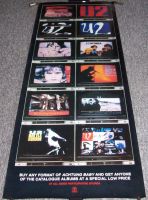 U2 UK RECORD COMPANY 'SPECIAL DEAL' PROMO DOOR POSTER 'ACHTUNG BABY' ALBUM 1991