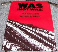 WAS NOT WAS UK RECORD COMPANY PROMO POSTER FOR THE SELF TITLED DEBUT ALBUM 1981
