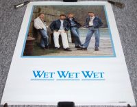 WET WET WET SUPERB RARE GERMAN 'SCANDECOR' PERSONALITY MINI POSTER 1988 No 6734