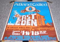 A BAND CALLED O EAST OF EDEN CONCERT POSTER WED 4th FEB 1976 KINGS HALL DERBY UK