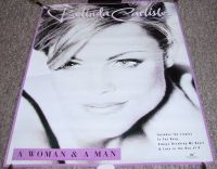 BELINDA CARLISLE U.K. RECORD COMPANY PROMO POSTER "A WOMAN AND A MAN" ALBUM 1996