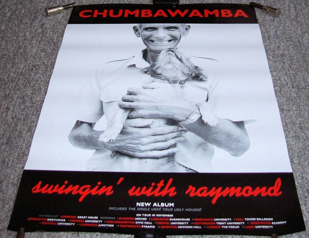 CHUMBAWAMBA UK RECORD COMPANY PROMO POSTER 