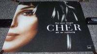 CHER U.K. RECORD COMPANY PROMO POSTER FOR THE SINGLE "ALL OR NOTHING" IN 1999