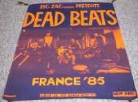 DEAD BEATS RARE 1985 FRENCH TOUR POSTER ALSO PROMOTES THE ALBUM "ON TAR BEACH"