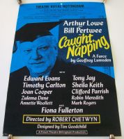 CAUGHT NAPPING ARTHUR LOWE BILL PERTWEE FIONA FULLERTON THEATRE ROYAL NOTTINGHAM 1978