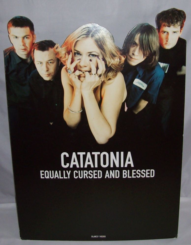 CATATONIA U.K. RECORD COMPANY PROMO SHOP DISPLAY STANDEE FOR THE ALBUM 'EQU