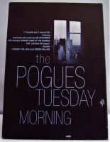 THE POGUES UK RECORD COMPANY PROMO COUNTER STANDEE 'TUESDAY MORNING' SINGLE 1993