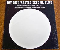 BON JOVI UK RECORD COMPANY PROMO SHOP DISPLAY 'WANTED DEAD OR ALIVE' SINGLE 1987