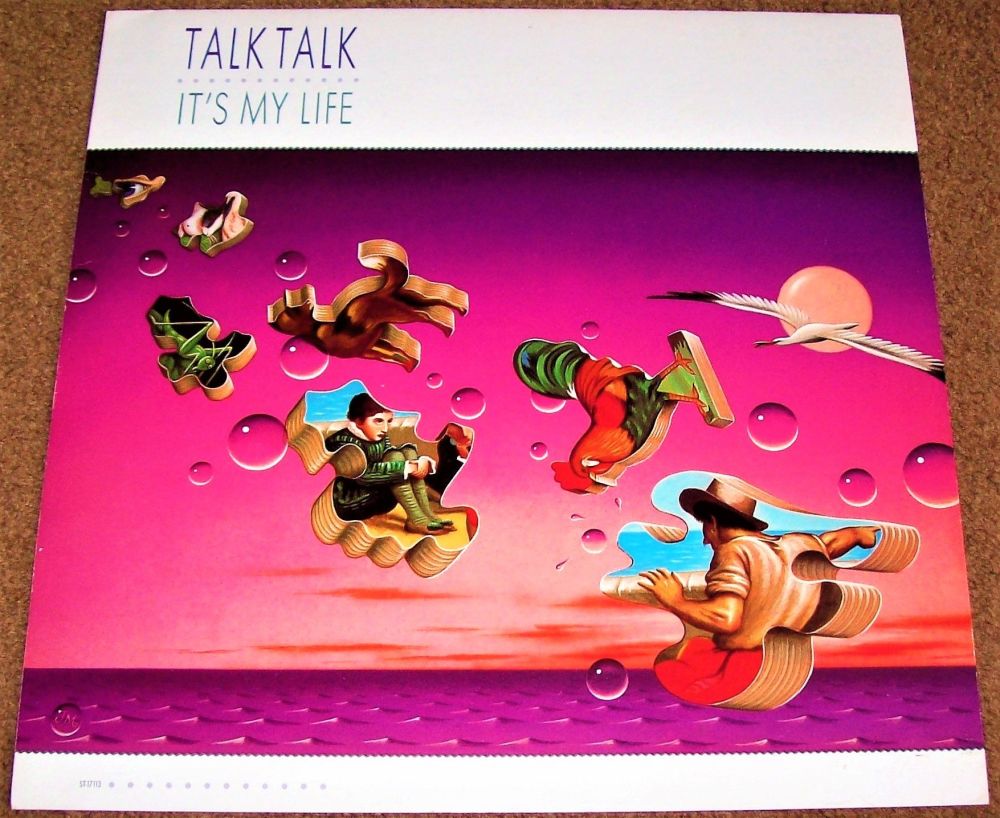 TALK TALK U.S. RECORD COMPANY PROMO SHOP DISPLAY FLAT 'IT'S MY LIFE' ALBUM 