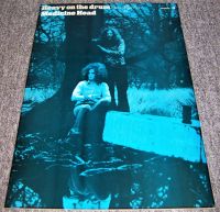 MEDICINE HEAD U.K. RECORD COMPANY PROMO POSTER "HEAVY ON THE DRUM" ALBUM IN 1971