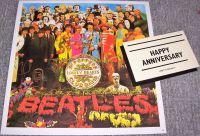 THE BEATLES RARE U.K. RECORD COMPANY PROMO SHOP DISPLAY BOARD 'Sgt. PEPPER' 1987