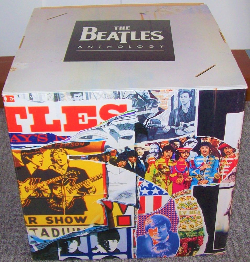 THE BEATLES U.S. RECORD COMPANY PROMO SHOP DISPLAY CUBE 'ANTHOLOGY' ALBUMS 