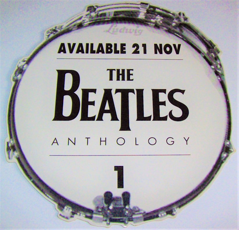 THE BEATLES UK RECORD COMPANY PROMO SHOP HANGING MOBILE 'ANTHOLOGY 1' ALBUM