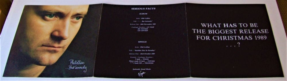 GENESIS PHIL COLLINS U.K. RECORD COMPANY PROMO BOOKLET FOR THE ALBUM 'BUT S