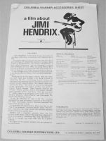 JIMI HENDRIX U.K. 10 PAGE MEDIA CAMPAIGN LEAFLET FOR THE RELEASE OF THE FILM ‘A FILM ABOUT JIMI HENDRIX’ IN 1973