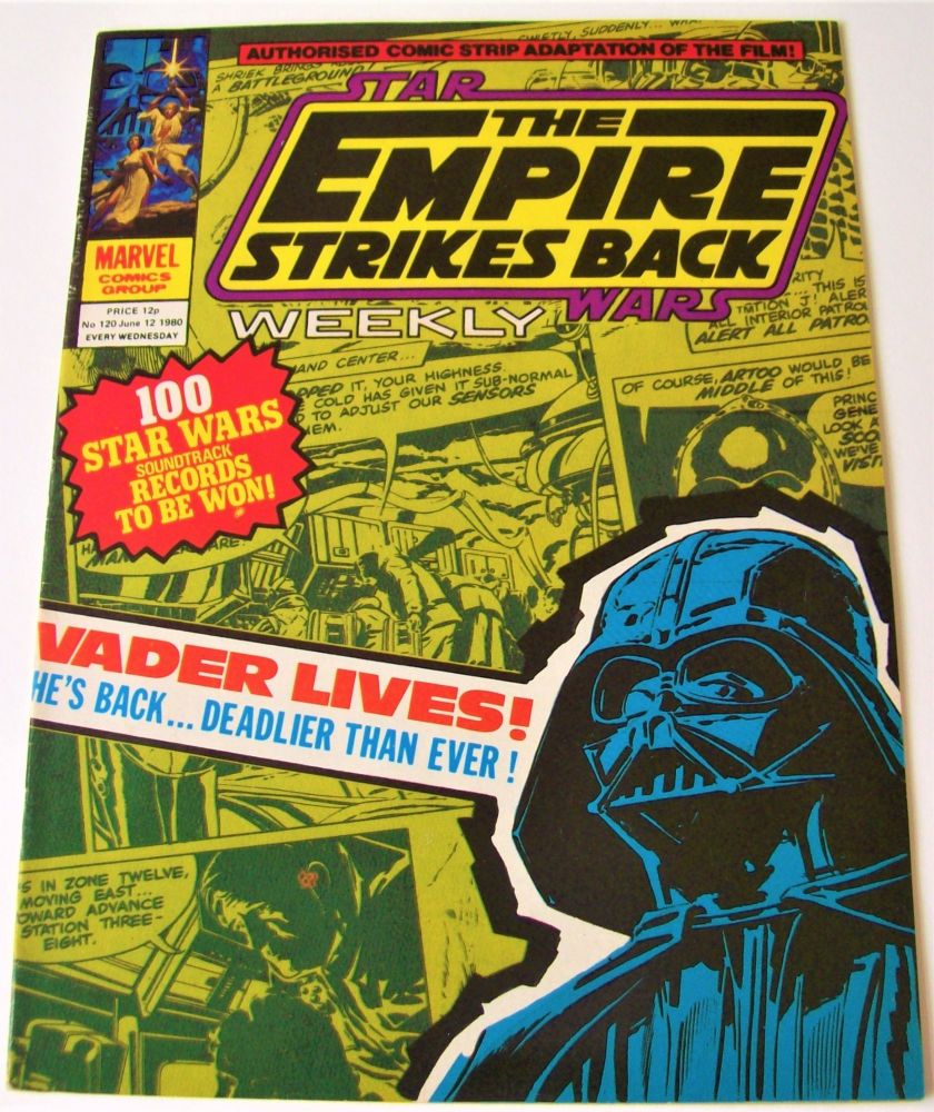 MARVEL MAGAZINE SUPERB STAR WARS THE EMPIRE STRIKES BACK No 120 JUNE 12th 1