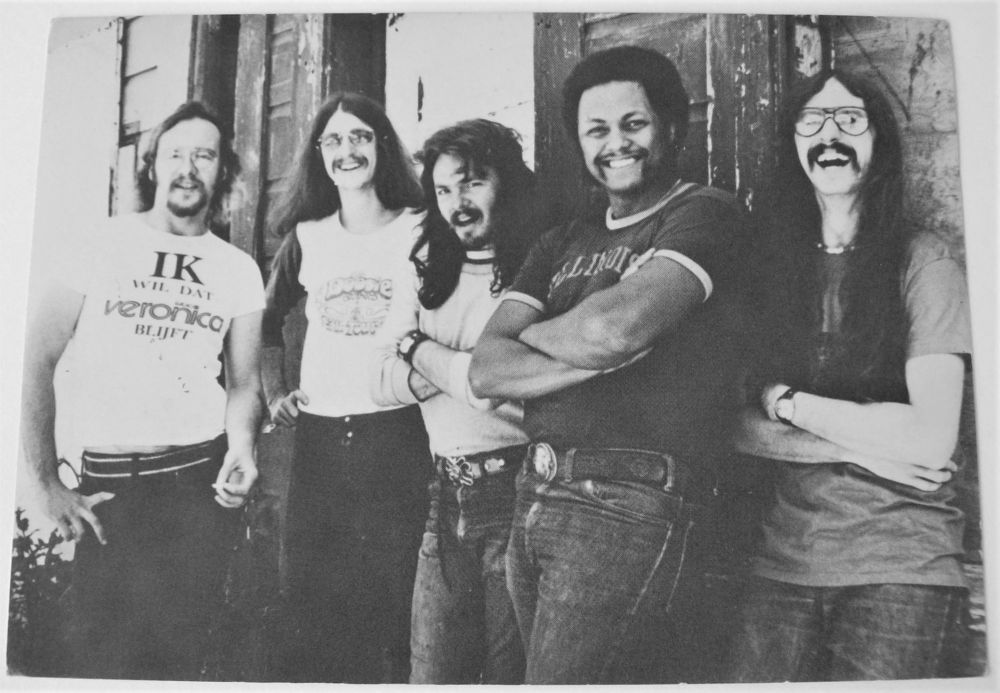 THE DOOBIE BROTHERS STUNNING U.K. RECORD COMPANY PROMO PHOTOGRAPH POSTCARD 