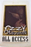 BLACK SABBATH OZZY OSBOURNE ROAD CREW AAA LAMINATE 'NO MORE TEARS' US TOUR 1992