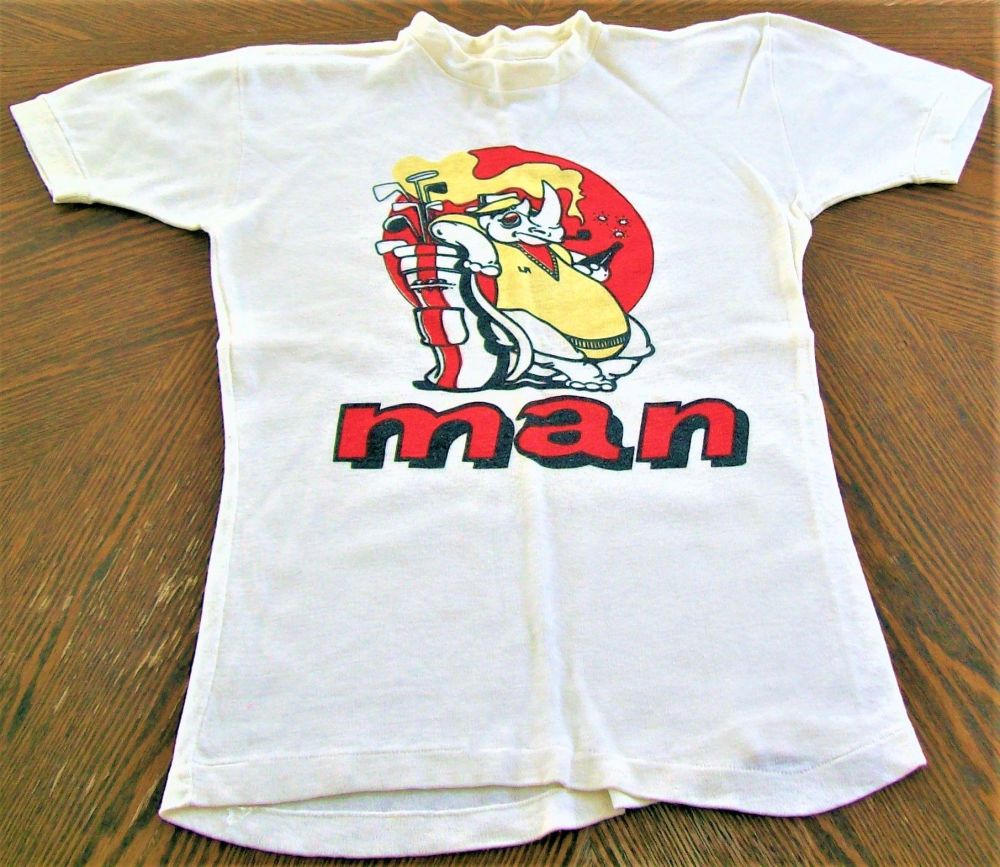 MAN ABSOLUTELY STUNNING AND RARE T-SHIRT FOR THE SPRING TOUR OF THE U.K. IN