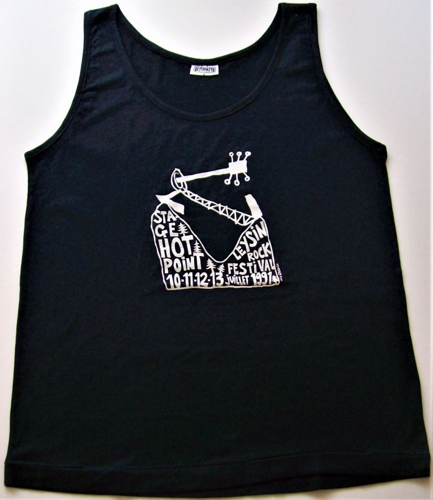 RED HOT CHILI PEPPERS RARE ROAD CREW VEST LEYSIN ROCK FESTIVAL 10/13 JULY 1