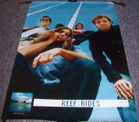 REEF STUNNING RARE U.K. RECORD COMPANY PROMO POSTER FOR THE 'RIDES' ALBUM 1999 