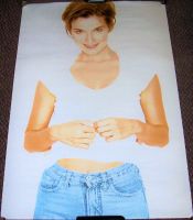 CELINE DION ABSOLUTELY STUNNING AND RARE U.K. PERSONALITY POSTER FROM 1999