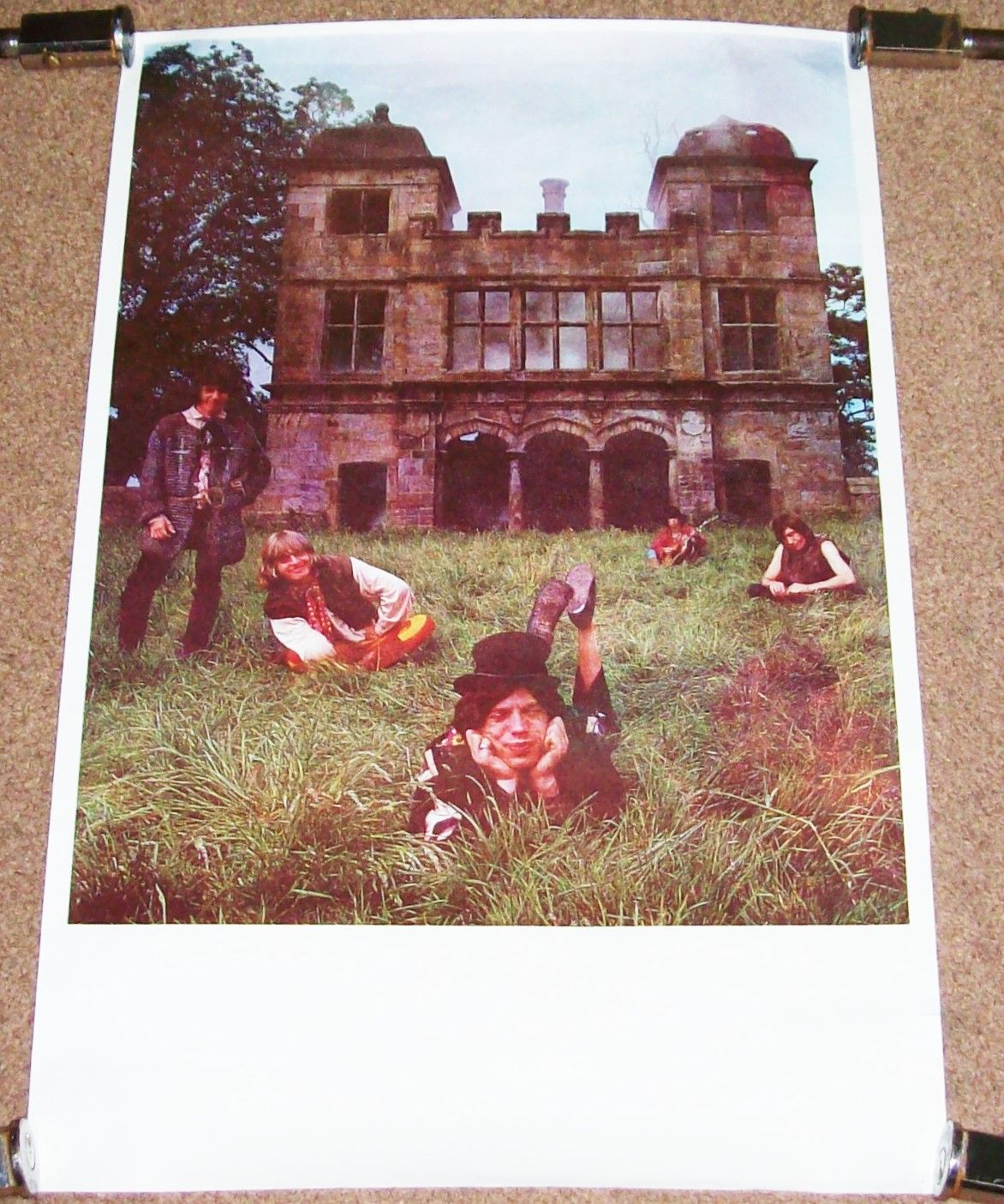 THE ROLLING STONES UK RECORD COMPANY FIRST PRINTERS PROOF POSTER 'BEGGARS B