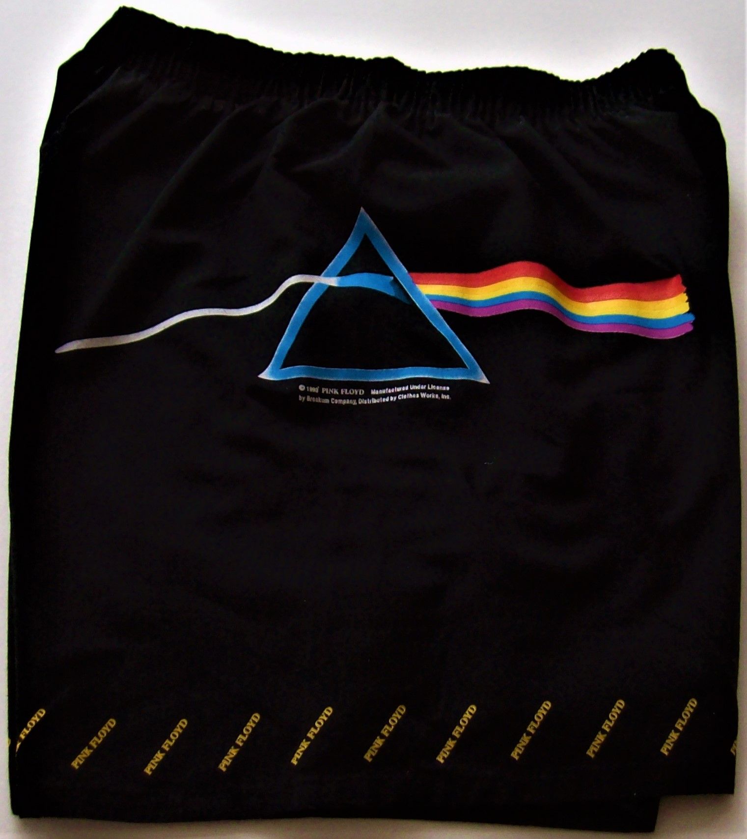 PINK FLOYD MERCHANDISING SHORTS FROM THE 'DIVISION BELL' EUROPEAN TOUR 1994