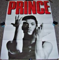 PRINCE ABSOLUTELY STUNNING U.K. RECORD COMPANY PROMO POSTER 'PARADE' ALBUM 1986