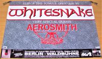 WHITESNAKE AEROSMITH CONCERT POSTER THURSDAY 23rd AUGUST 1990 IN BERLIN GERMANY