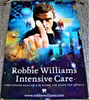 TAKE THAT ROBBIE WILLIAMS U.K. REC COM PROMO POSTER 'INTENSIVE CARE' ALBUM 2005