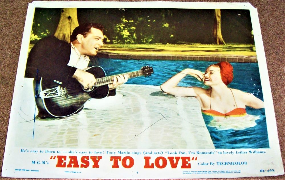 EASY TO LOVE TONY MARTIN ESTHER WILLIAMS STUNNING U.S. FRONT OF HOUSE STILL
